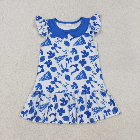 flutter sleeve go team football dress