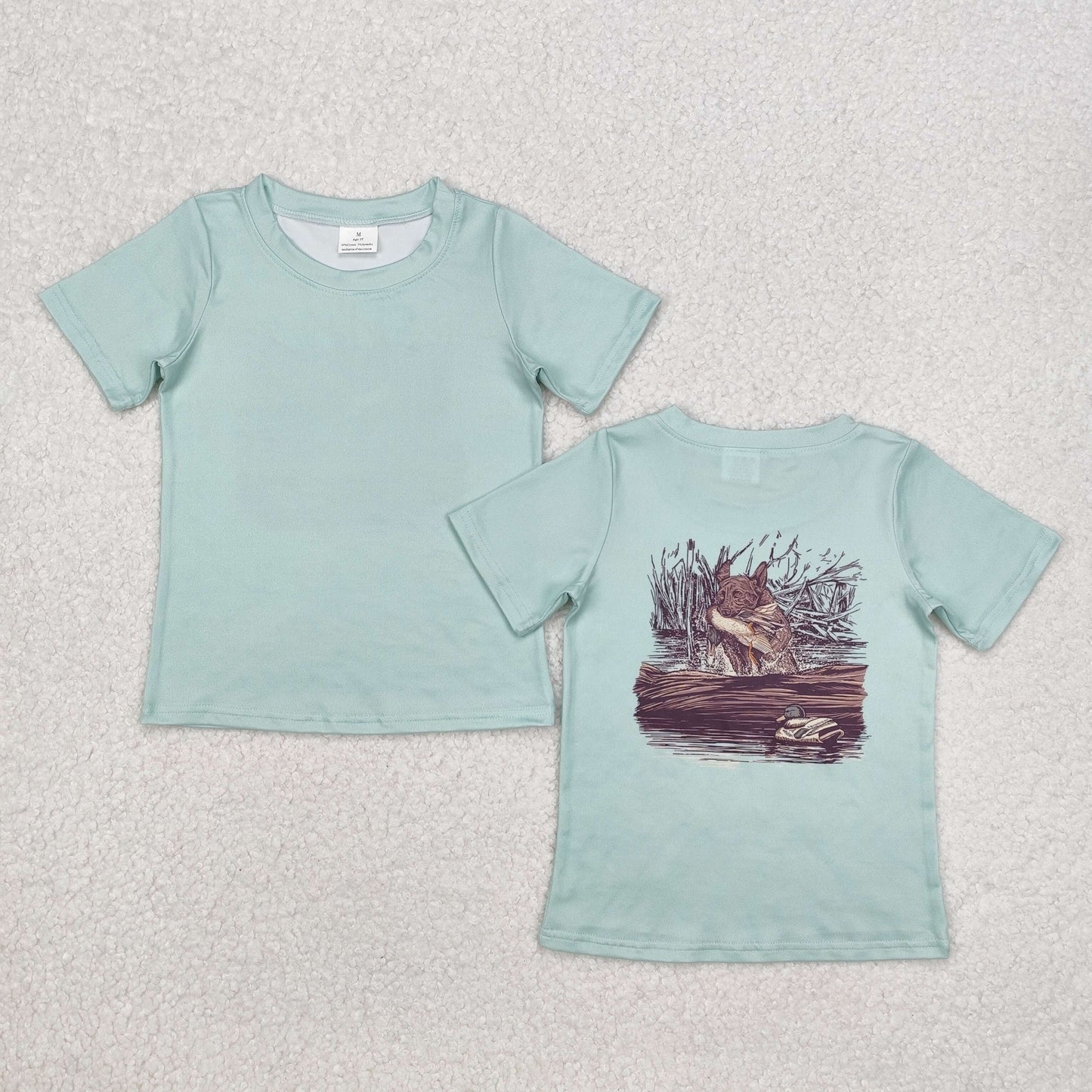 hunting print boys t shirt