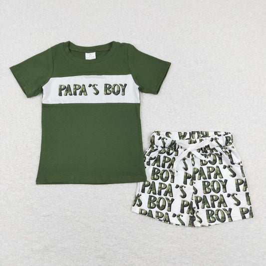 papa's boy shorts set outfit
