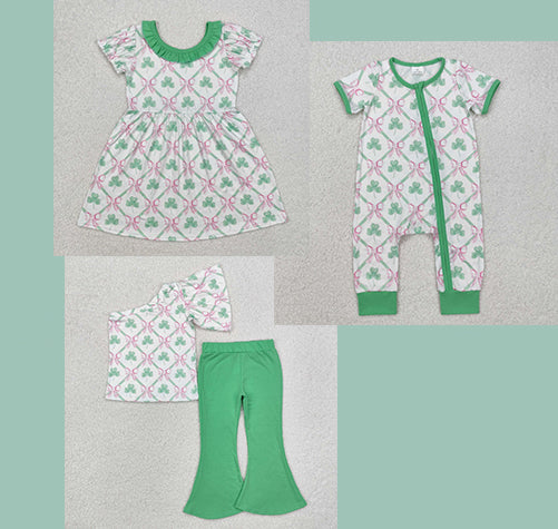 St Patrick Shamrocks Sibling Clothes