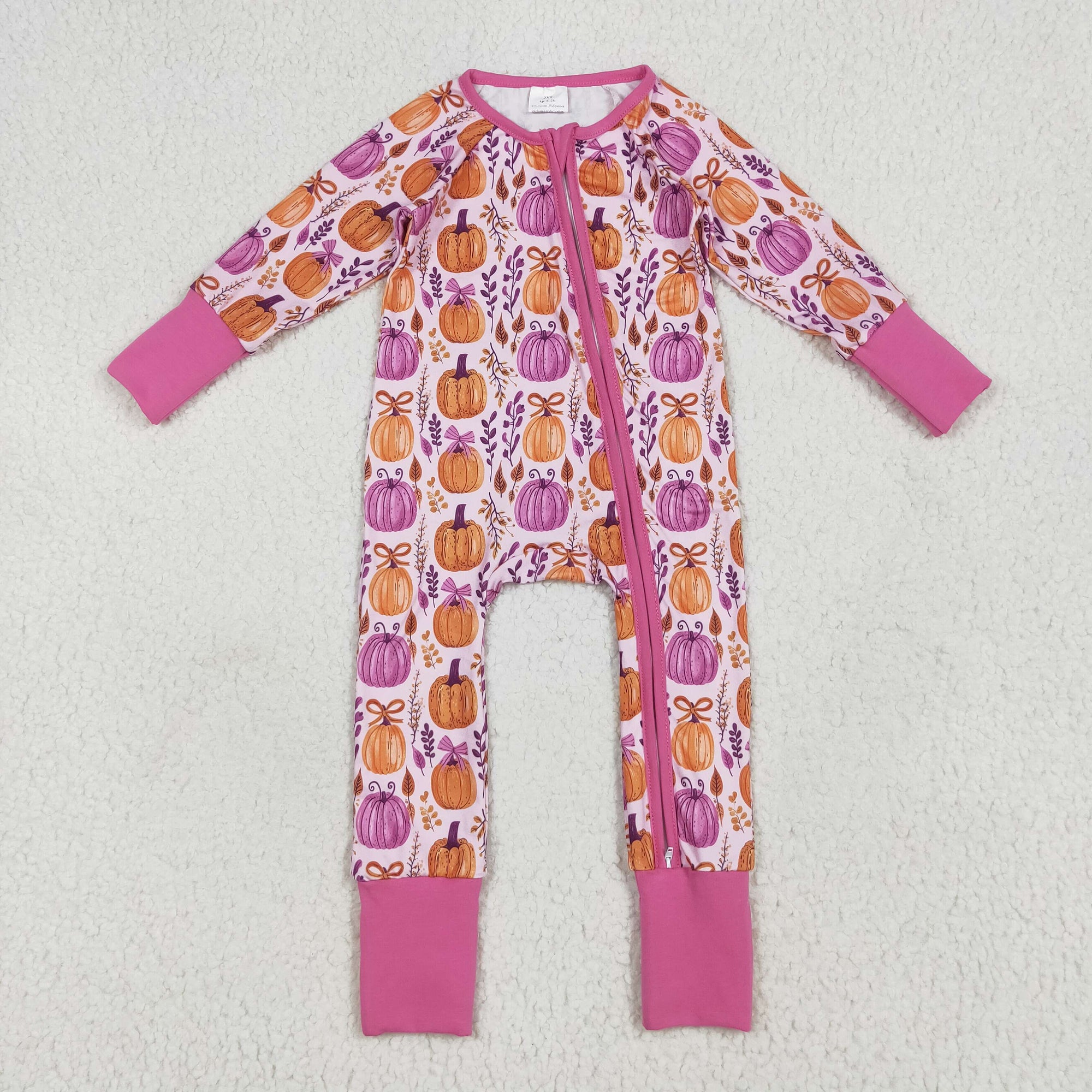 Sibling Pumpkin Pajamas