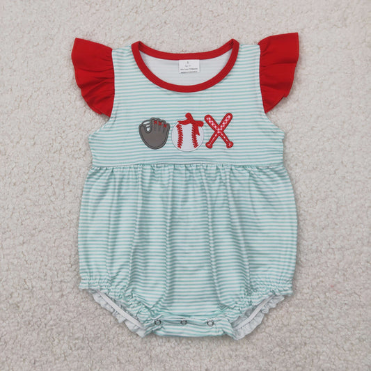 stripes baseball embroidery bubble