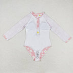 Daisy Rash Guard Swim Suit