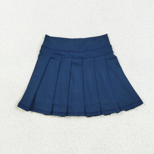 Girl Pleated Cheer Skirts Cheerleader Skirt Navy Blue