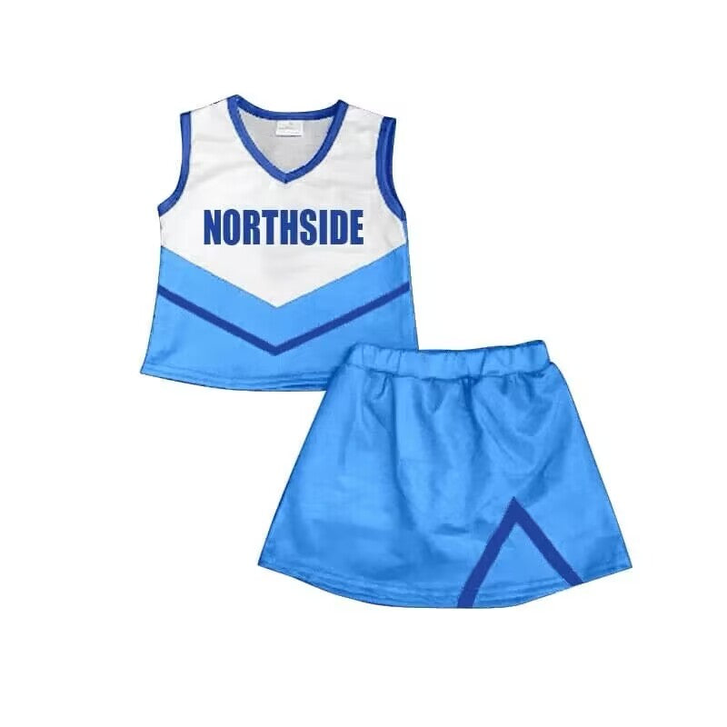 Split-CLOSE 6th Aug  girls cheer uniform blue