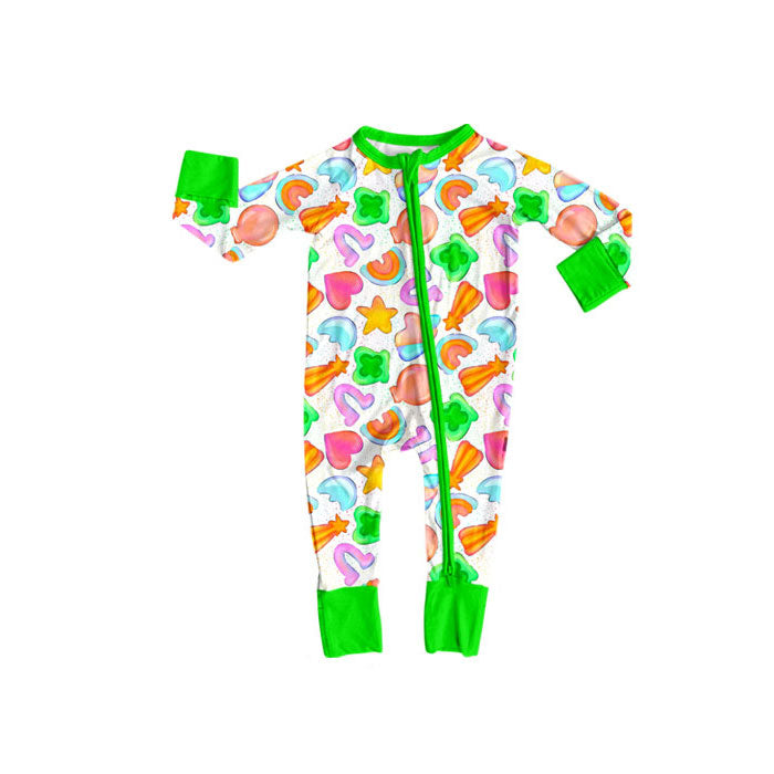 TAT 6-8 weeks MOQ 8 one design st patrick kids pajama