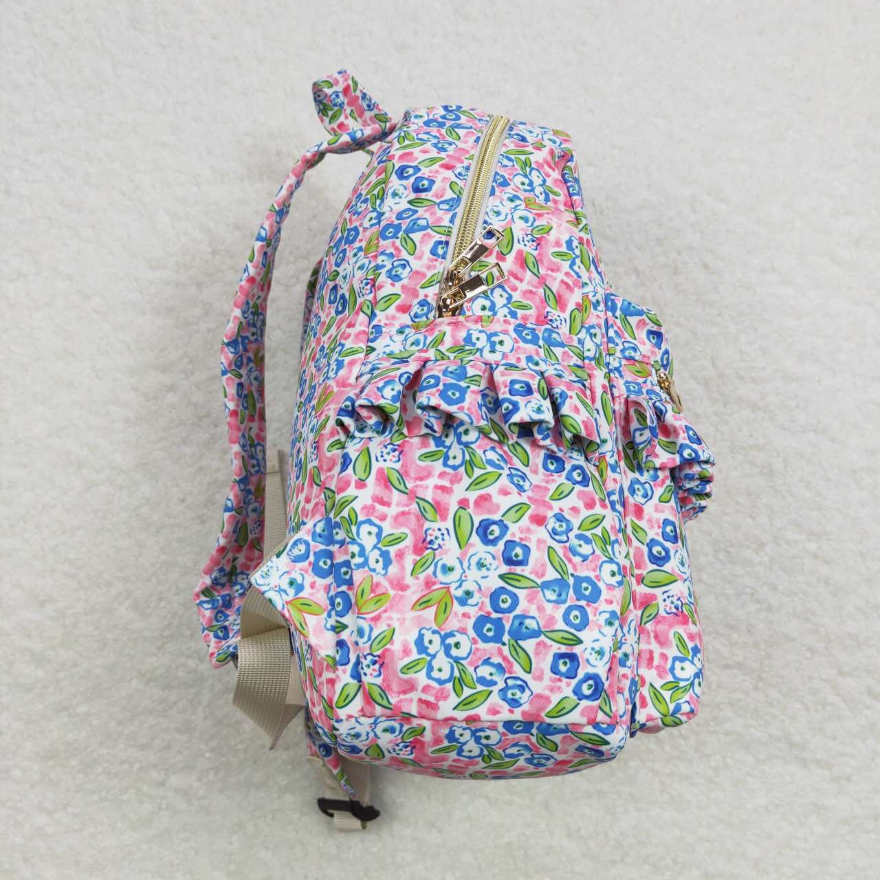 floral kids backpack school bag