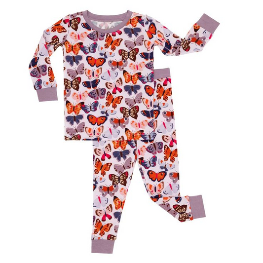 Custom order Butterfly Kisses Two-Piece Pajama Set
