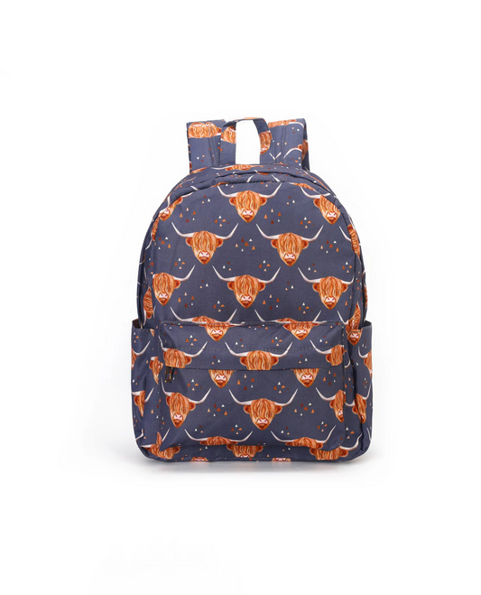 highland cow diaper bag backpack