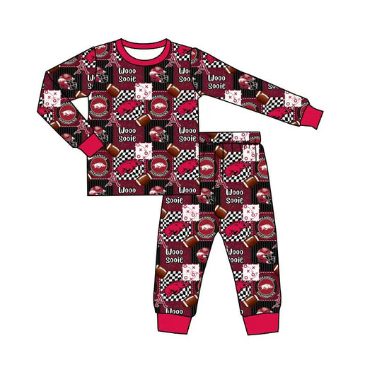 MOQ 5 TAT 6-8 weeks team two pieces pajama set