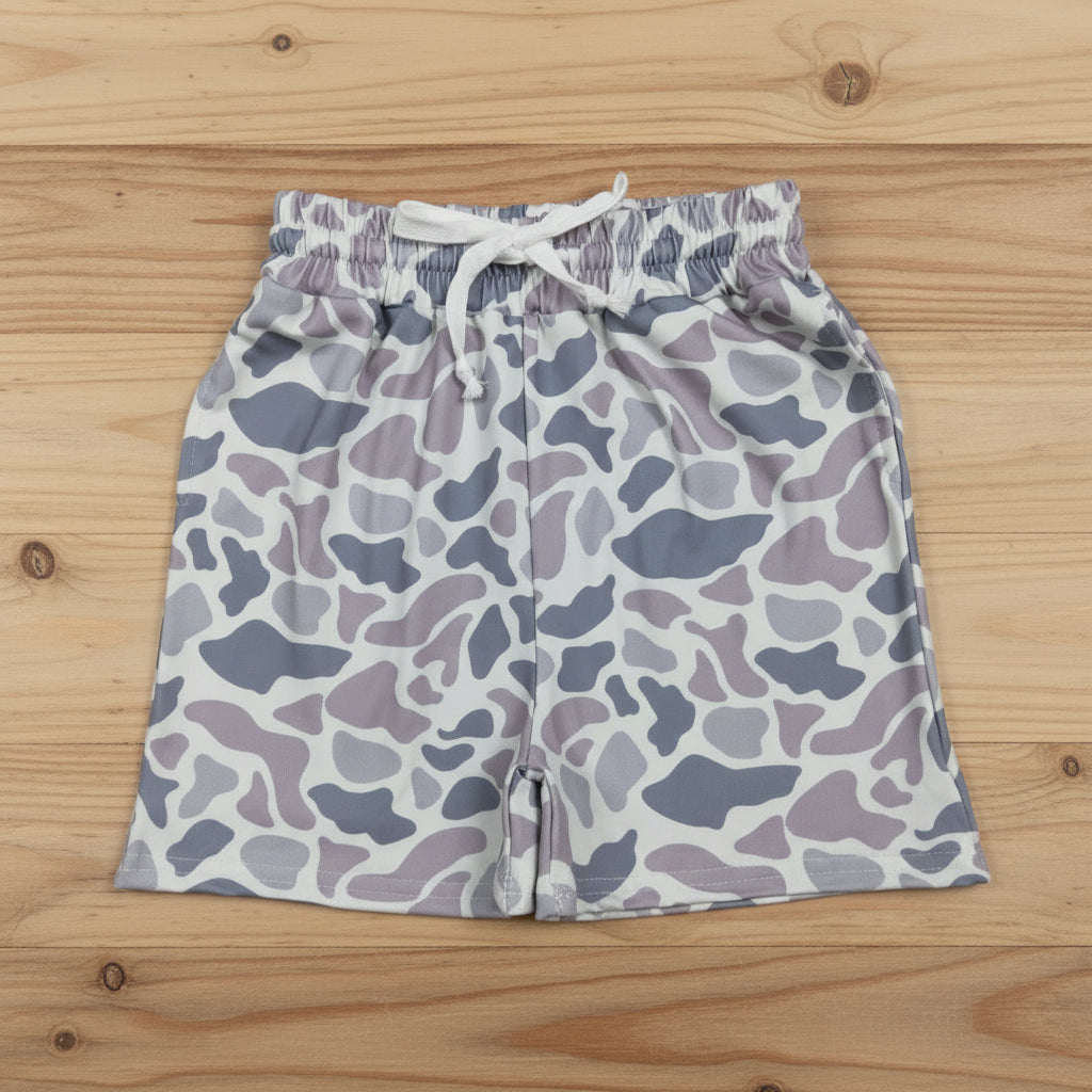 boy camo shorts kids clothing