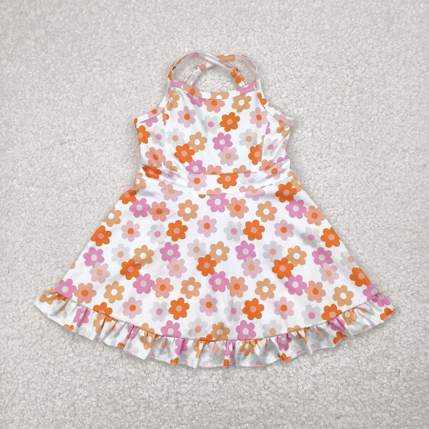 boho flower athletic dress