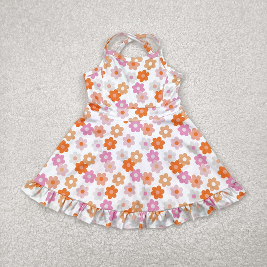 boho flower athletic dress
