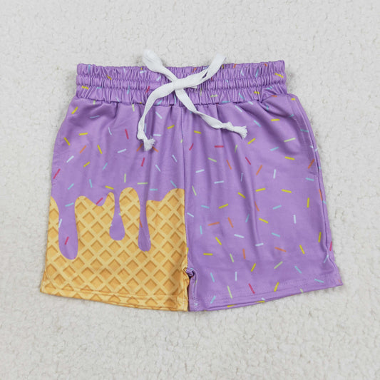 purple ice cream boy shorts