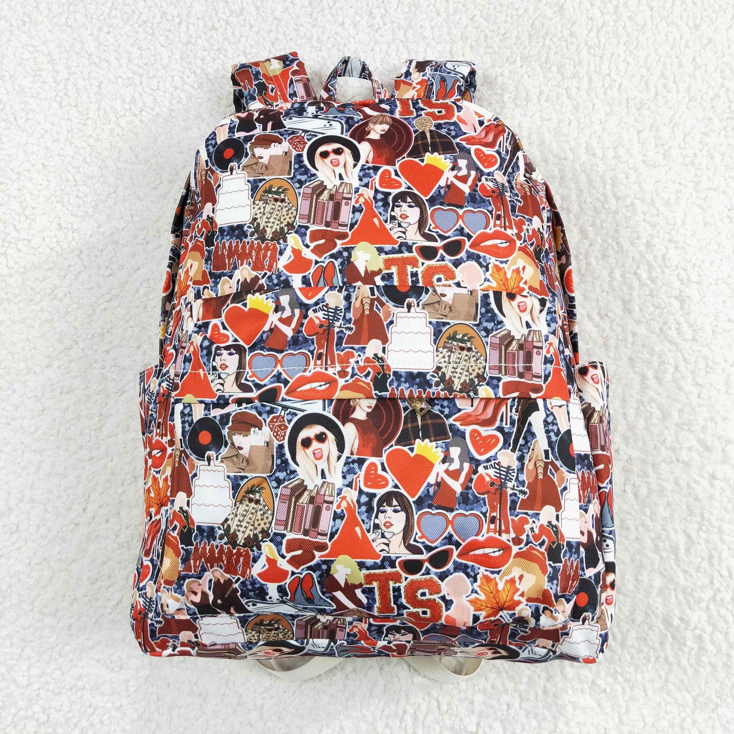 taylor swift print kids backpack