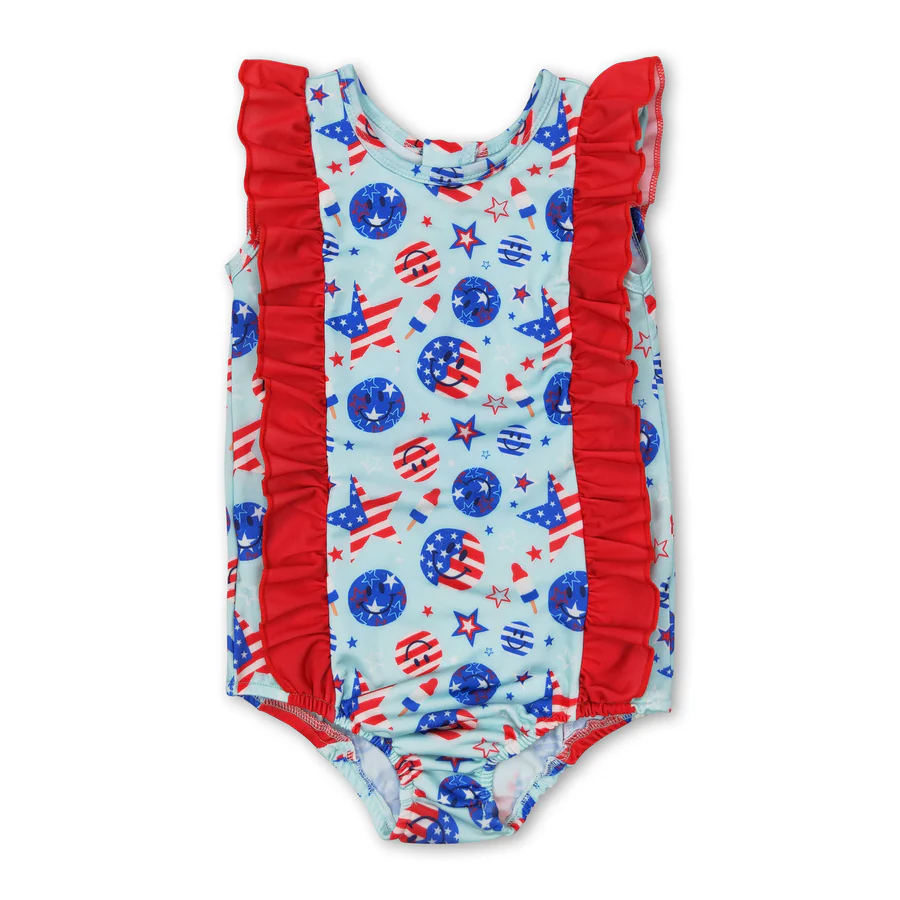 4th of July Sibling Swimsuit