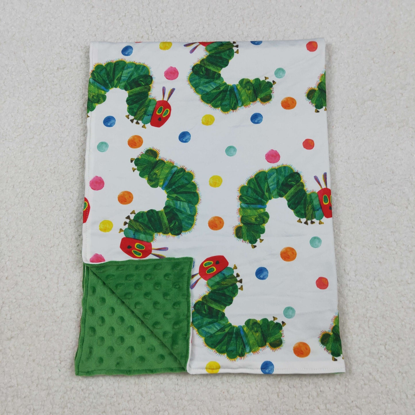 hungry caterpillar baby blanket
