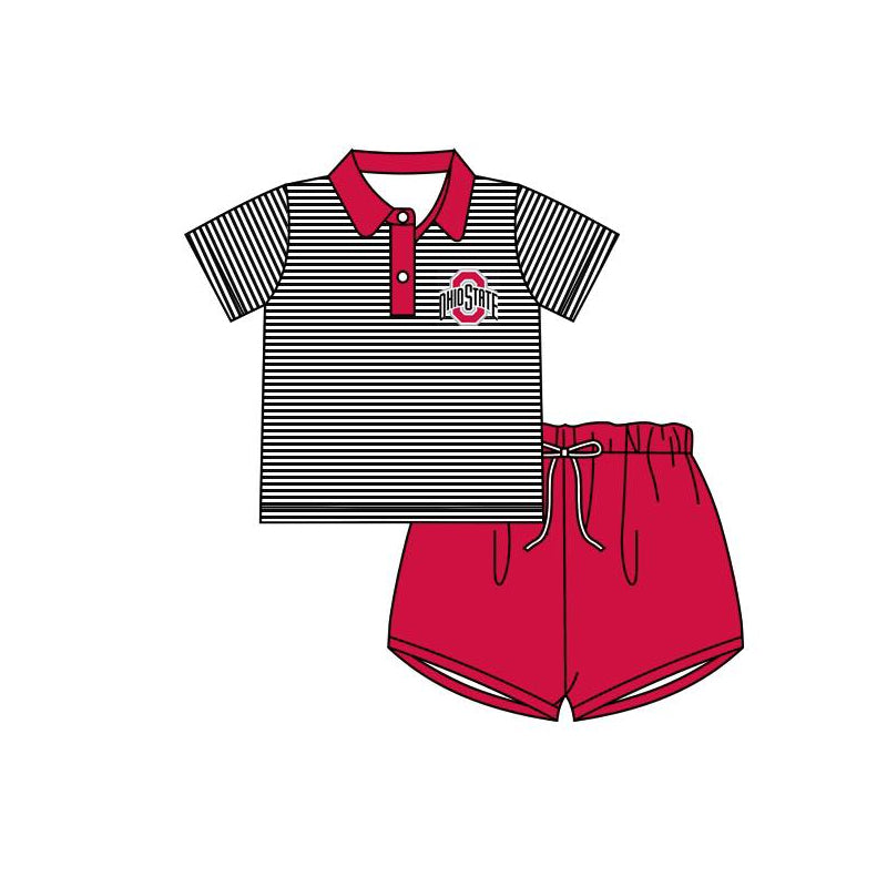 Custom order boy team shorts set Ohio State