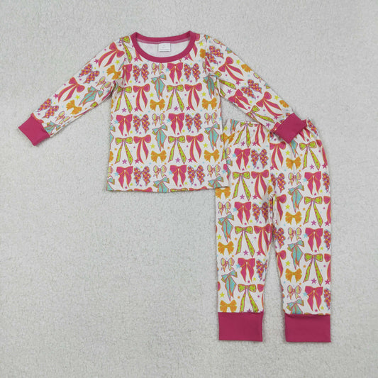 bow coquette girl pajama