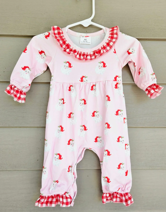 Santa Face Girls Jumper