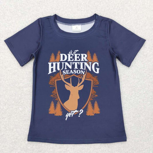 deer hunting season boys t shirt