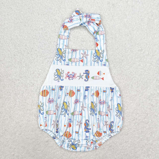ocean animal girl halter bubble