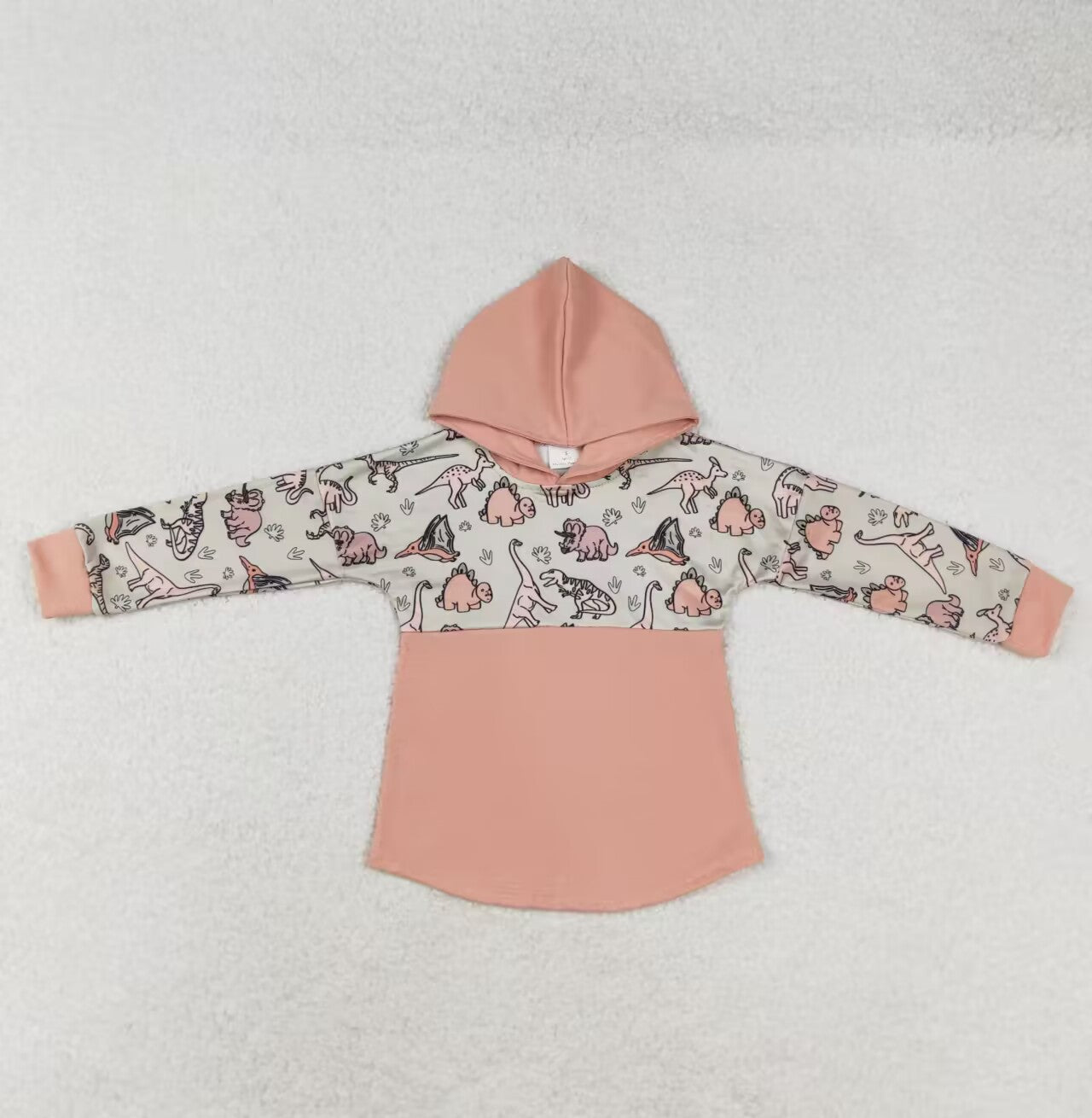 children fall dinosaur hoodie top