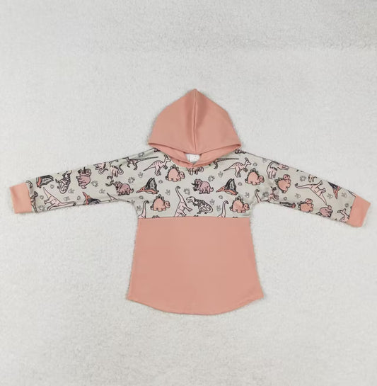 children fall dinosaur hoodie top