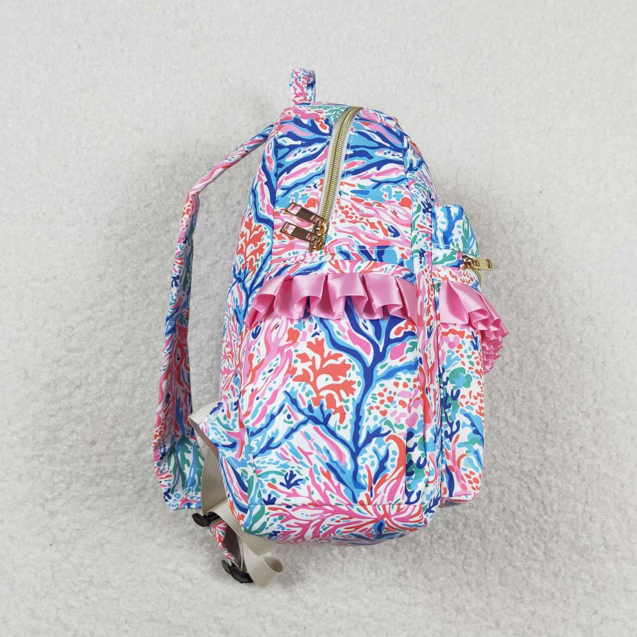 watercolor lily bag kids backpack