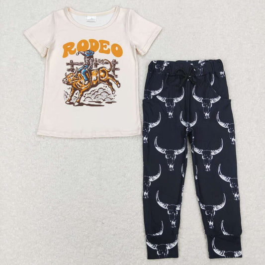 Boy rodeo t-shirt jogger outfit