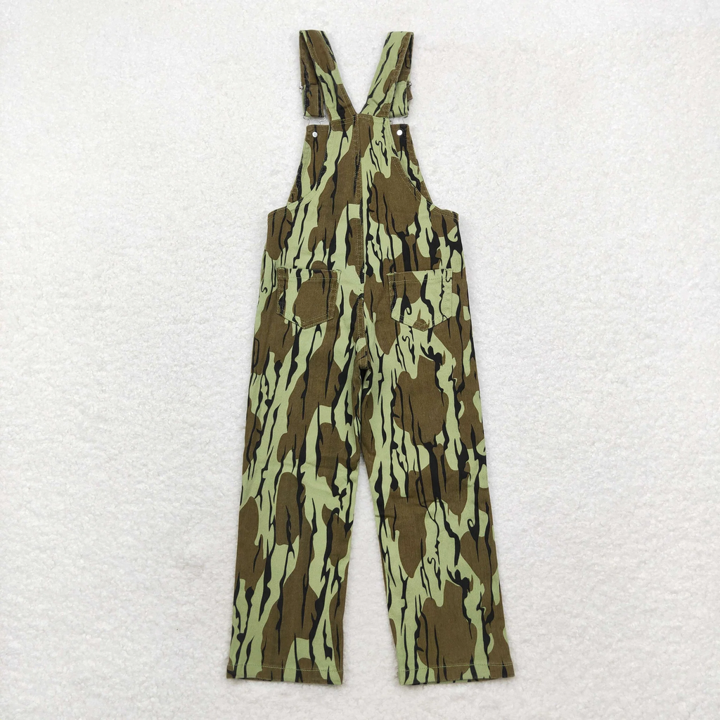 P0534 USA Warehouse Camo Denim Jumpsuit