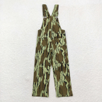 P0534 USA Warehouse Camo Denim Jumpsuit