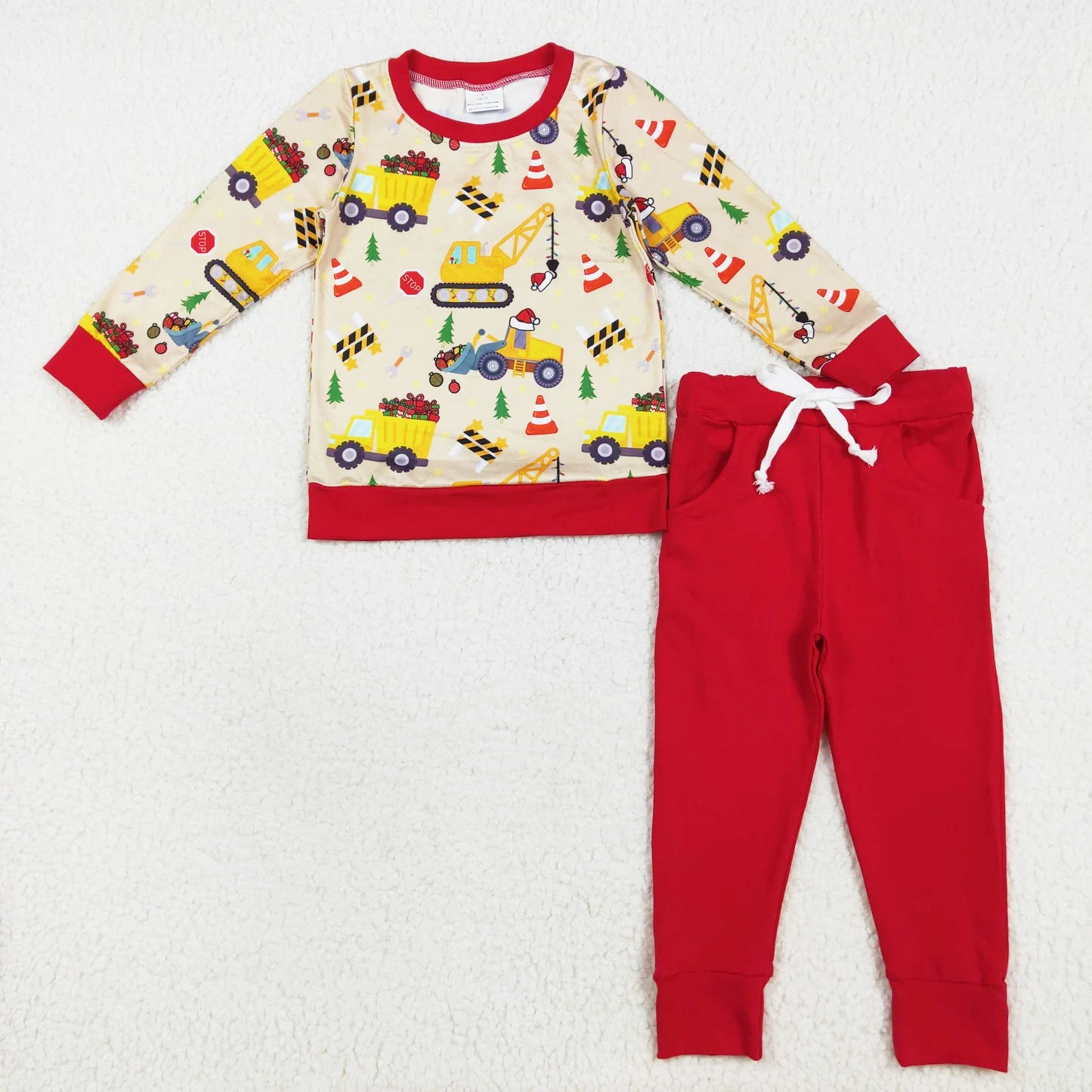 Christmas Constructions Boy Sibling Clothing