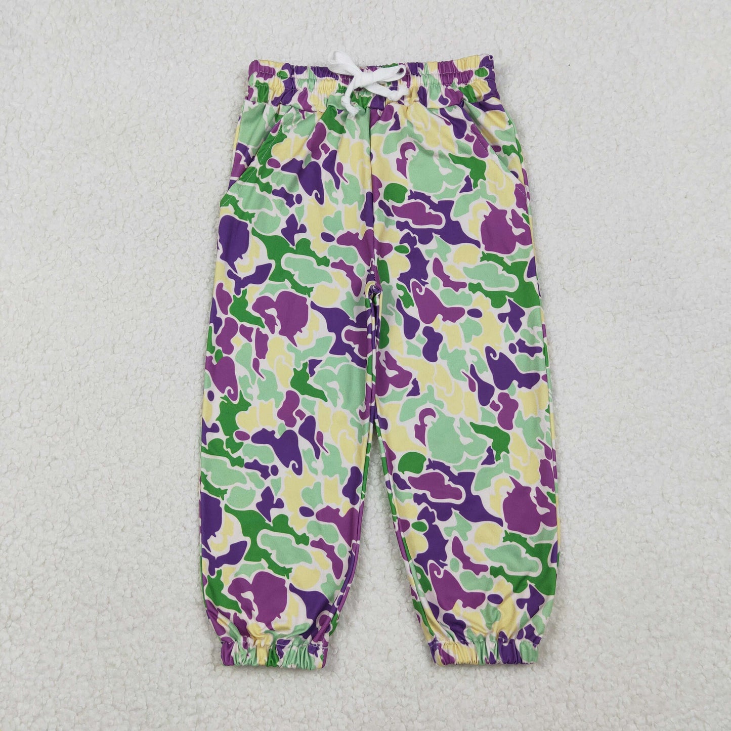 mardi gras camo trousers boy's pants