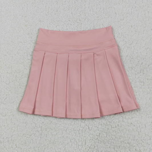 Girl Pleated Cheer Skirts Cheerleader Skirt Pink