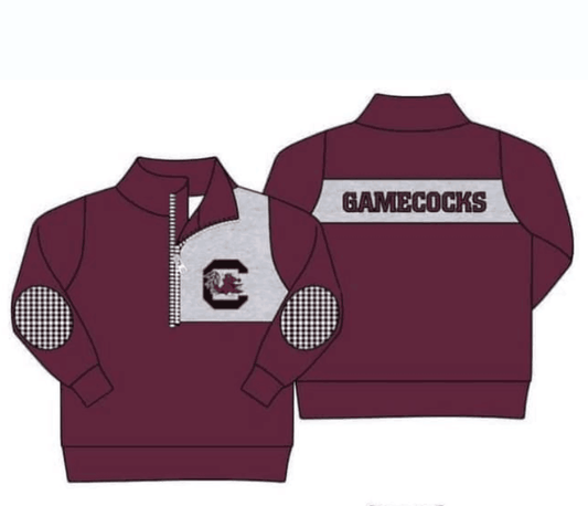 Split-CLOSE 5th Oct gamecocks team pullover boy