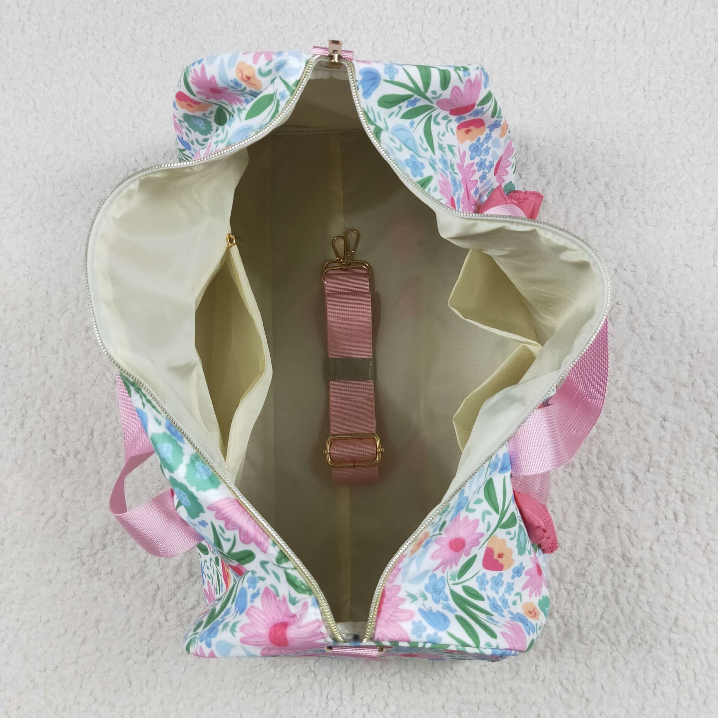 flower duffel & gym bag