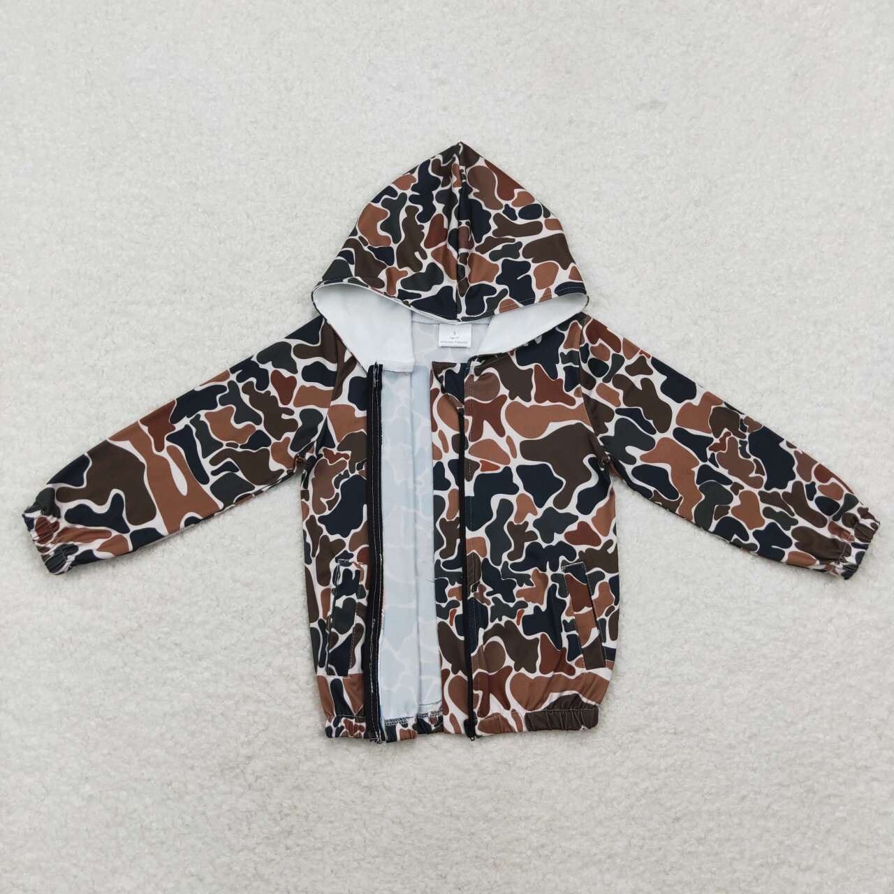 camo clothes baby boy zip hoodie jacket