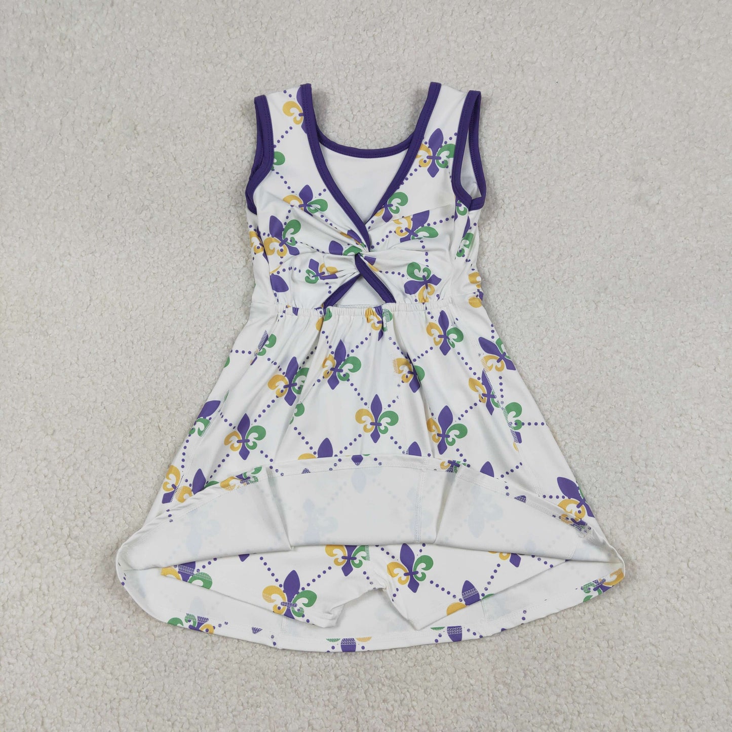 mardi gras saint athletic dress