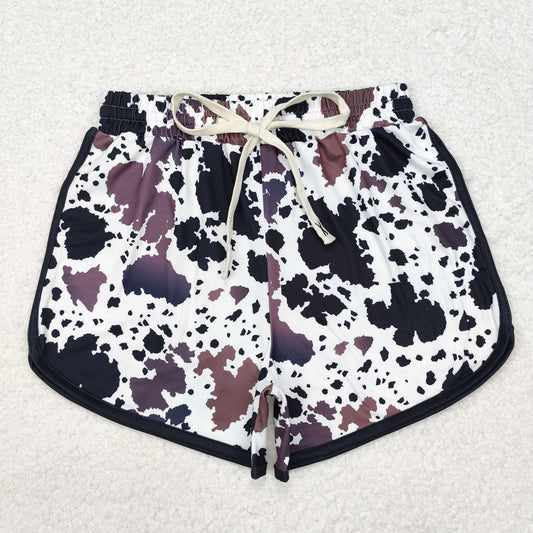 adult clothes cow print woman shorts bottom