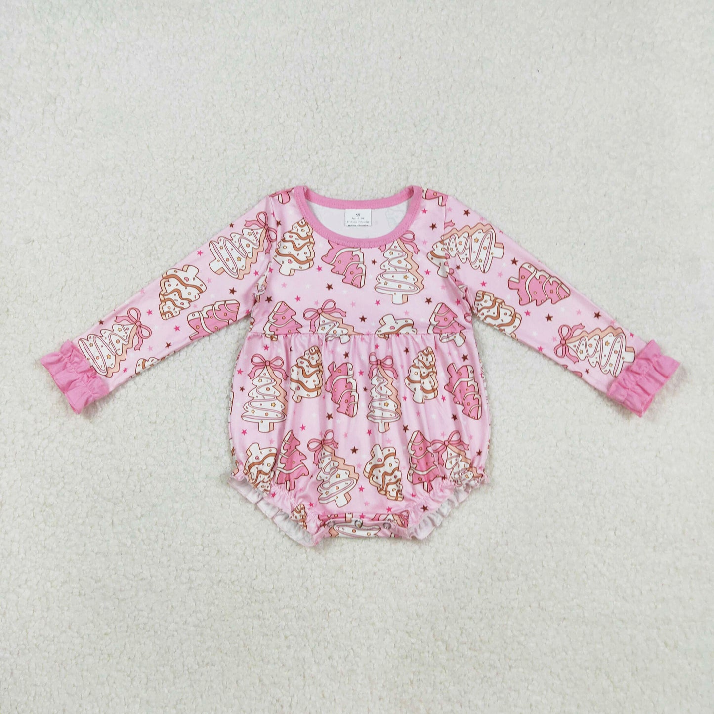 Pink Christmas Tree Cake Matching Clothes