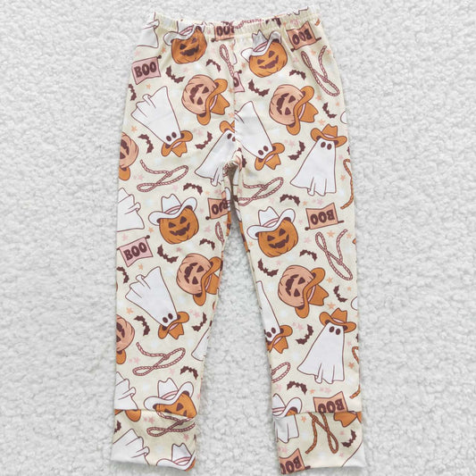Halloween howdy boo&pumpkin boys pants