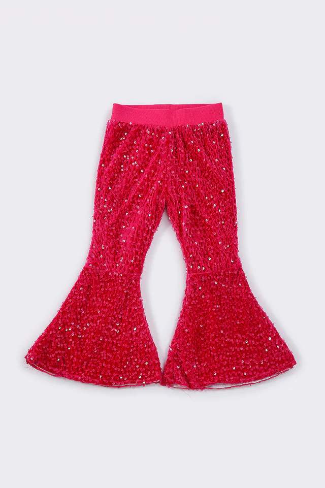 hot pink sequin pants trousers