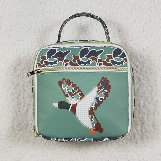 duck print camo lunch box
