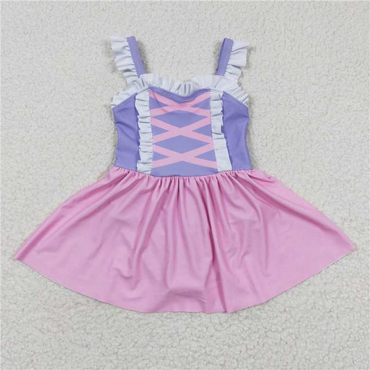 girl princess one piece swimsuit