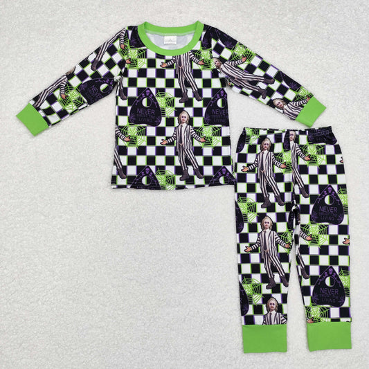 baby boy Halloween beetlejuice pajama set