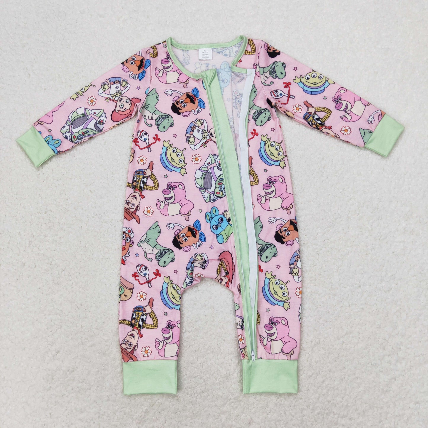 cute cartoon print baby sleeper