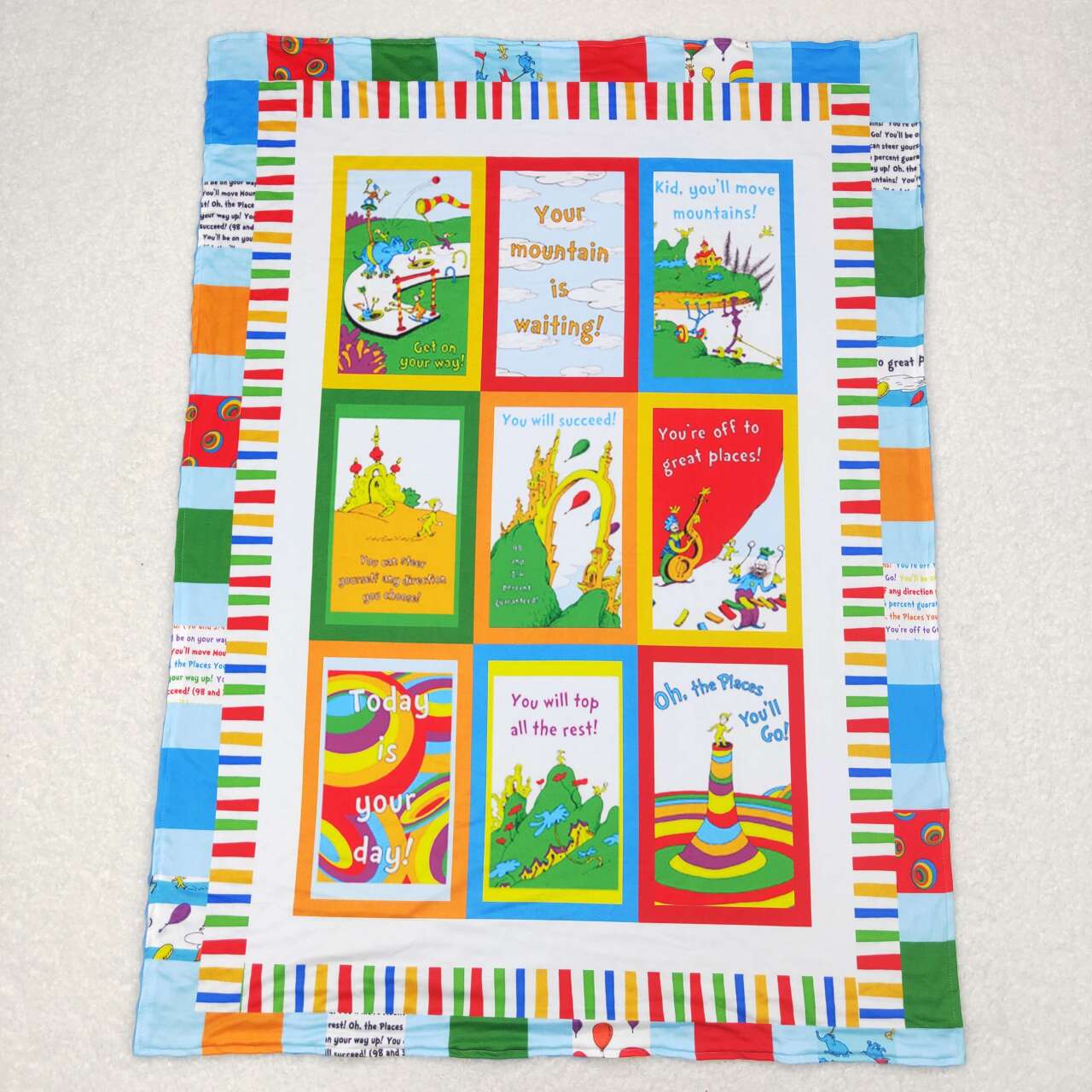 dr seuss print blanket