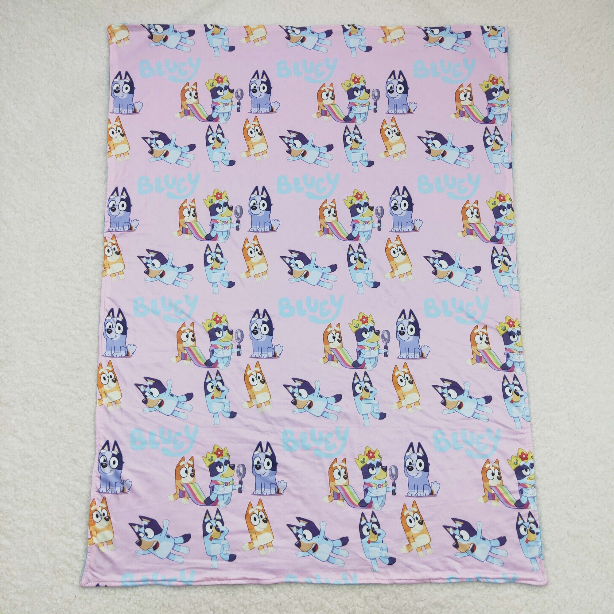 Blu*y minky blanket