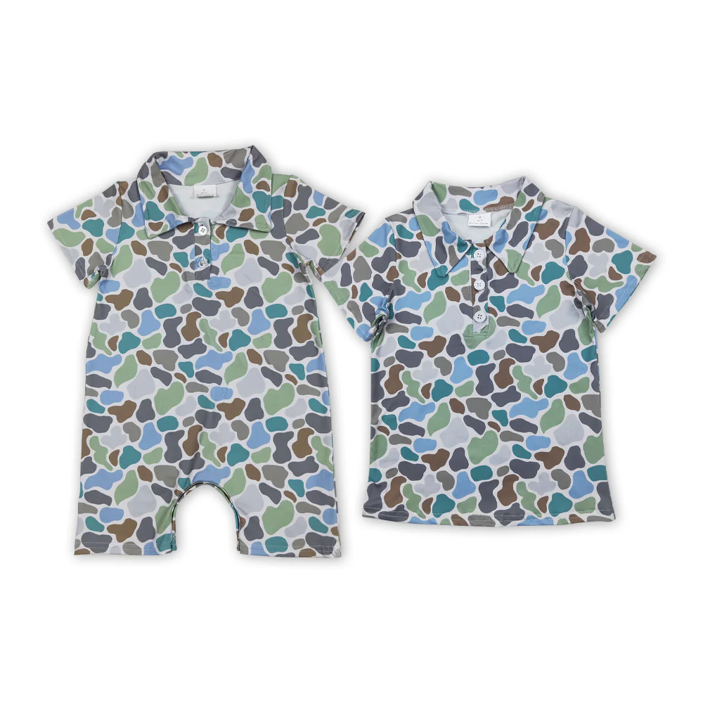 Boy Camo Sibling Clothes
